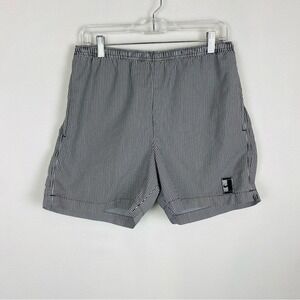 Nike Vintage 90's Striped‎ Black and White Shorts Size Small